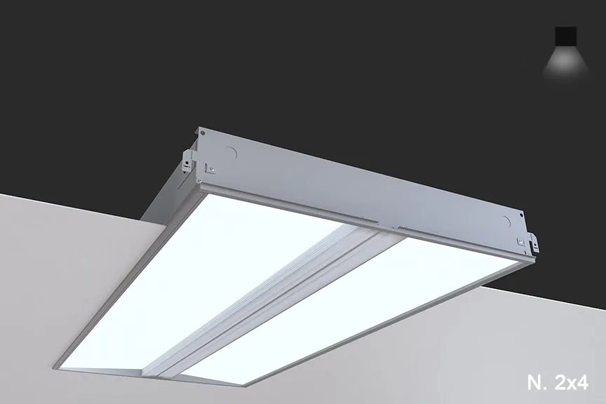 Rail 2x4 — Troffer by Picasso Lighting
